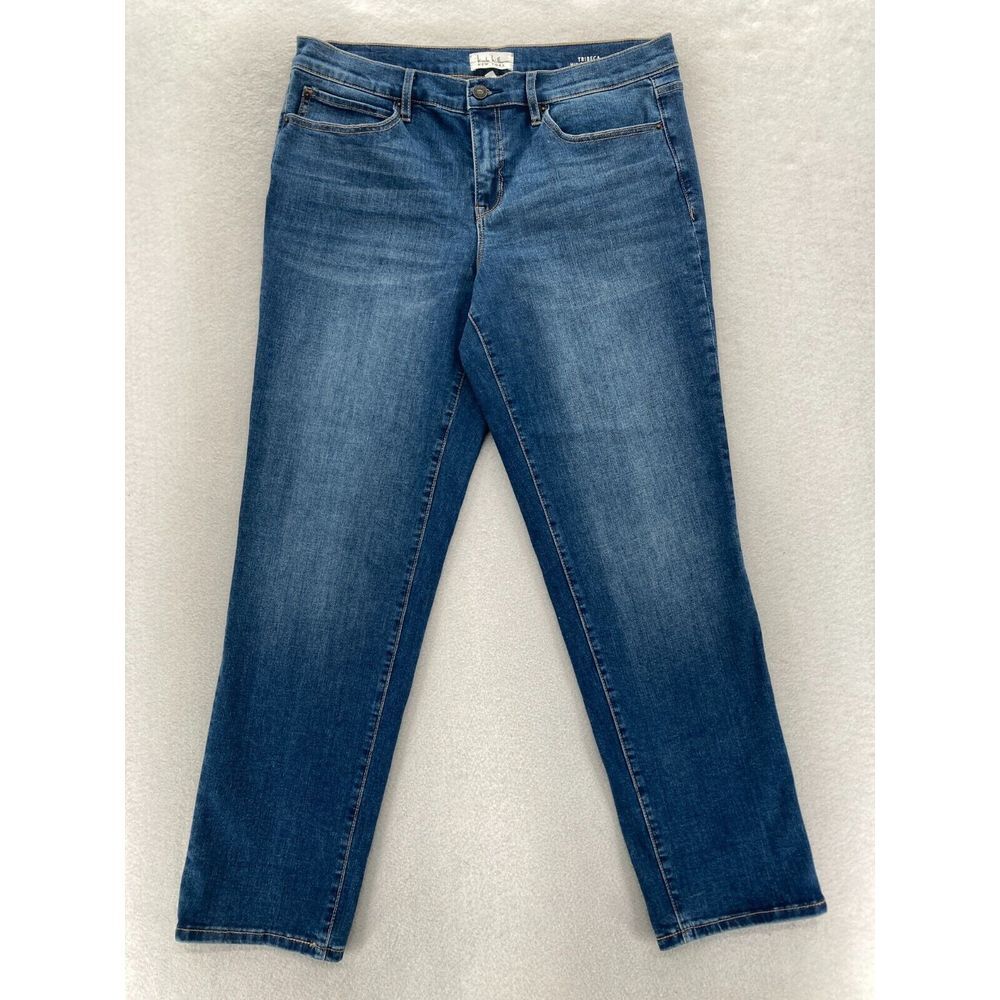 Nicole Miller Blue Straight Leg Jeans